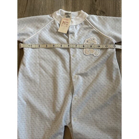 NWT Vintage One Piece Snap Kleinerts Made In USA Baby Gro Boy  Size 18-24 Lb - Picture 7 of 8